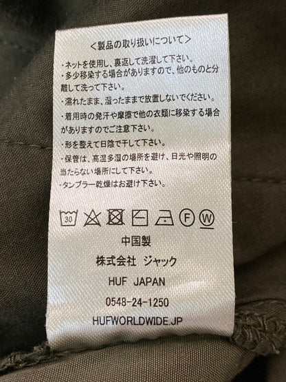 【現状渡し品】【メンズ】 HUF ハフ NYLON CARGO 3WAY PANTS ナイロンカーゴパンツ 153-250419-ks-21-min サイズ：L カラー：カーキ 万代Net店