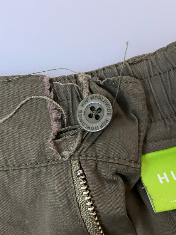 【現状渡し品】【メンズ】 HUF ハフ NYLON CARGO 3WAY PANTS ナイロンカーゴパンツ 153-250419-ks-21-min サイズ：L カラー：カーキ 万代Net店
