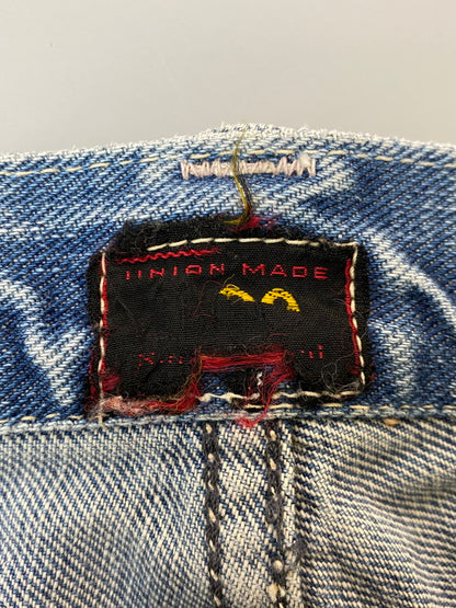 【現状渡し品】【メンズ】 LEE RIDERS リーライダース 05101 日本製 101Z 1952モデル GRIPPER ZIPPER DENIM PANTS デニムパンツ ボトムス 158-250720-AS-11-min サイズ：30×34 カラー：ブルー 万代Net店