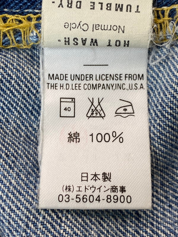 【現状渡し品】【メンズ】 LEE RIDERS リーライダース 05101 日本製 101Z 1952モデル GRIPPER ZIPPER DENIM PANTS デニムパンツ ボトムス 158-250720-AS-11-min サイズ：30×34 カラー：ブルー 万代Net店
