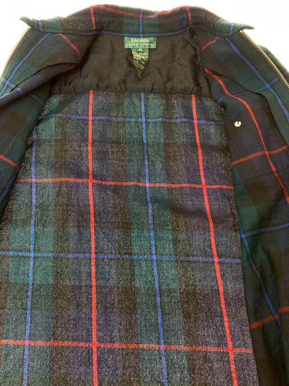 【中古品】【レディース】 LAUREN ローレン RALPH LAUREN 緑タグ LS CHECK FULL ZIP JACKET ロングスリーブ 169-250428-AS-21-min サイズ：M カラー：グリーン系 万代Net店