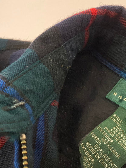 【中古品】【レディース】 LAUREN ローレン RALPH LAUREN 緑タグ LS CHECK FULL ZIP JACKET ロングスリーブ 169-250428-AS-21-min サイズ：M カラー：グリーン系 万代Net店