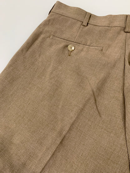 【中古品】【メンズ】 DAVID TAYLOR デヴィットテイラー SLACKS スラックス センタープレス 157-260615-kt-12-min サイズ：32×30 カラー：ブラウン系 万代Net店