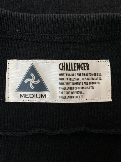 【中古品】【メンズ】 CHALLENGER チャレンジャー FOOTBALL TEE ショートスリーブ 142-250412-AS-26-min サイズ：M カラー：ブラック 万代Net店