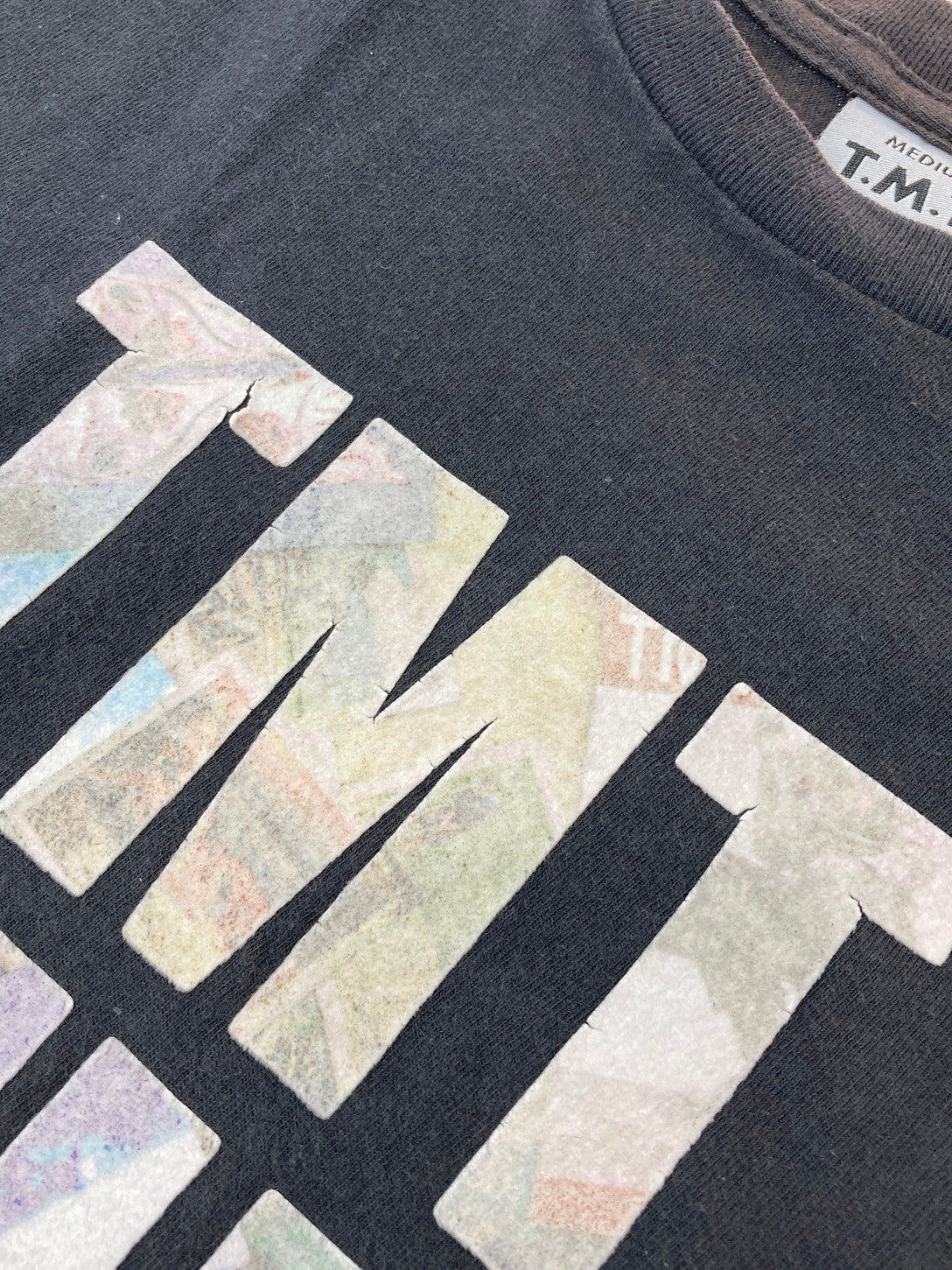 【現状渡し品】【メンズ】 TMT ティーエムティー S S TEE "YOURS" ショートスリーブ 140-250414-AS-7-min サイズ：M カラー：ブラック 万代Net店