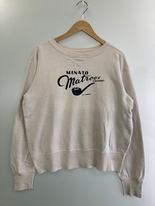 【中古品】【メンズ】 BLUE BLUE ブルーブルー 前Vスウェット トレーナー 145-250414-AS-22-min カラー：ピンク系 万代Net店