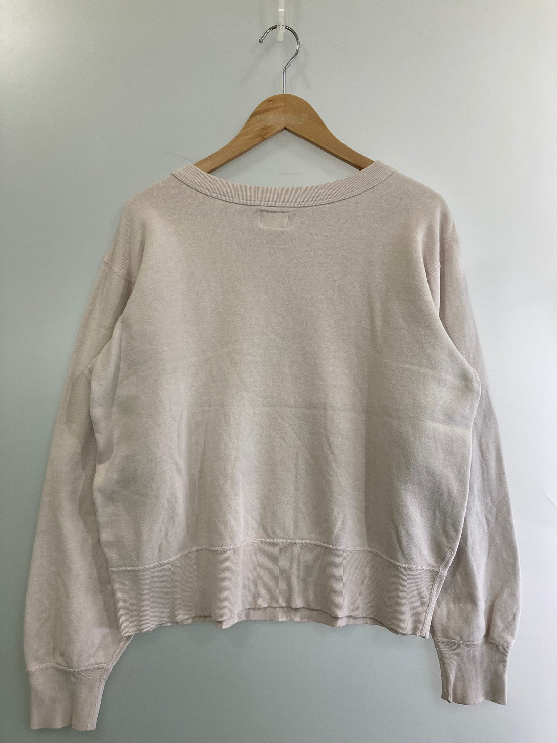 【中古品】【メンズ】 BLUE BLUE ブルーブルー 前Vスウェット トレーナー 145-250414-AS-22-min カラー：ピンク系 万代Net店