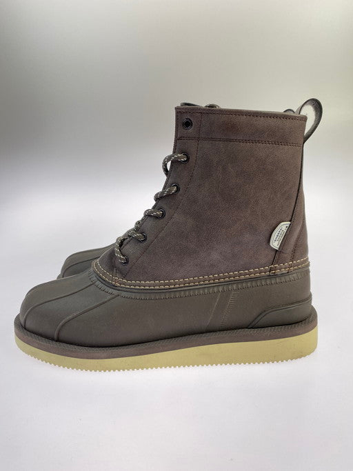 【中古品】【メンズ】 SUICOKE スイコック ALAL-WPAB レースアップ ラバー シューズ 165-250416-jt-13-min サイズ：US 9 27.0cm カラー：ブラウン 万代Net店