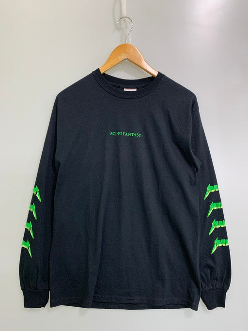 【中古品】【メンズ】 SCI-FI-FANTASY サイファイファンタジー SLEEVE PRINT L S TEE Tシャツ トップス 142-250411-ks-46-min サイズ：M カラー：ブラック 万代Net店
