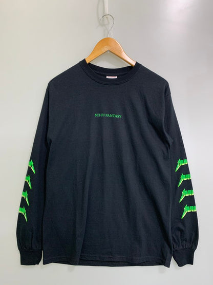 【中古品】【メンズ】 SCI-FI-FANTASY サイファイファンタジー SLEEVE PRINT L S TEE Tシャツ トップス 142-250411-ks-46-min サイズ：M カラー：ブラック 万代Net店