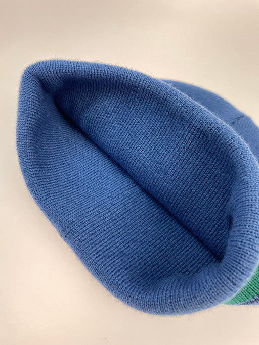 【中古美品】【メンズ/レディース】 SCI-FI FANTASY LOGO BEANIE サイファイファンタジー ロゴビーニー ニット帽 帽子 185-250416-yn-05-min カラー：ブルー系 万代Net店