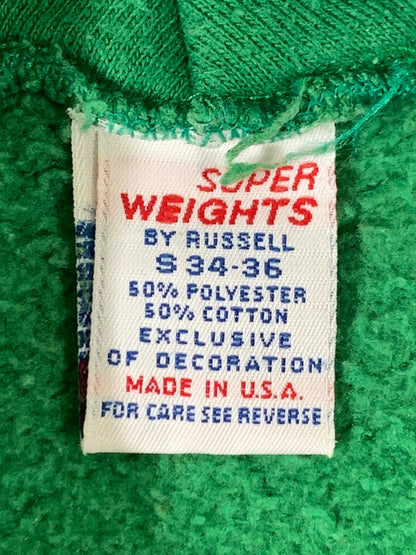 【中古品】【メンズ】 SUPER WEIGHT BY RUSSELL スーパー ウエイト バイ ラッセル HOODIE ST.THOMAS フーディ パーカー トップス 146-250718-jt-24-min サイズ：S カラー：グリーン 万代Net店