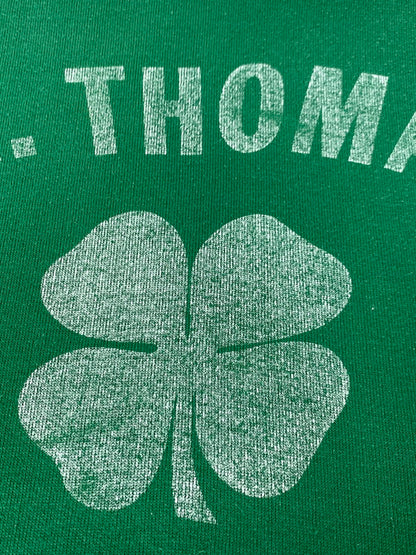 【中古品】【メンズ】 SUPER WEIGHT BY RUSSELL スーパー ウエイト バイ ラッセル HOODIE ST.THOMAS フーディ パーカー トップス 146-250718-jt-24-min サイズ：S カラー：グリーン 万代Net店