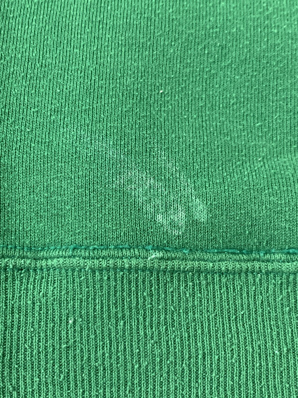 【中古品】【メンズ】 SUPER WEIGHT BY RUSSELL スーパー ウエイト バイ ラッセル HOODIE ST.THOMAS フーディ パーカー トップス 146-250718-jt-24-min サイズ：S カラー：グリーン 万代Net店