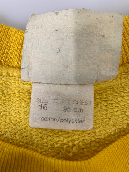 【中古品】【メンズ】 EXACTO 70-80's SWEATSHIRT スウェットシャツ トレーナー トップス 146-250430-yn-11-min サイズ：16 カラー：イエロー 万代Net店