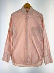 【中古品】【メンズ】 IMPERIAL インペリアル 推定60'S マチ付きシャツ トップス 長袖シャツ 146-250724-cn-8-min サイズ：表記なし カラー：サーモンピンク系 万代Net店