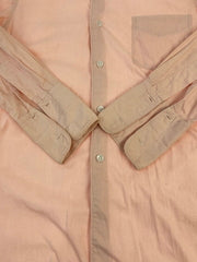 【中古品】【メンズ】 IMPERIAL インペリアル 推定60'S マチ付きシャツ トップス 長袖シャツ 146-250724-cn-8-min サイズ：表記なし カラー：サーモンピンク系 万代Net店