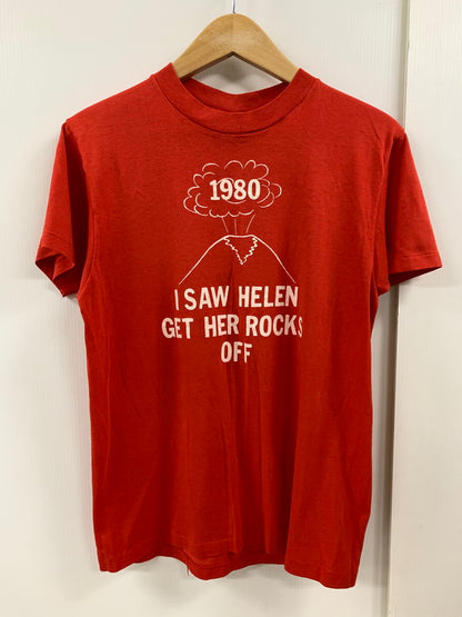 【中古品】【メンズ】 HANES ヘインズ 80'S PRINT TEE ショートスリーブ 146-250414-AS-34-min サイズ：M カラー：レッド 万代Net店