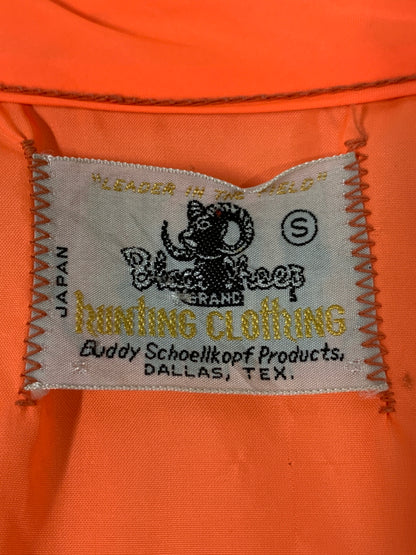 【現状渡し品】【メンズ】 BLACK SHEEP ブラックシープ HUNTING CLOTHING NYLON HUNTING VEST ハンティングクロージング ナイロンベスト 146-260615-kt-16-min サイズ：S カラー：オレンジ/ブラウン系 万代Net店