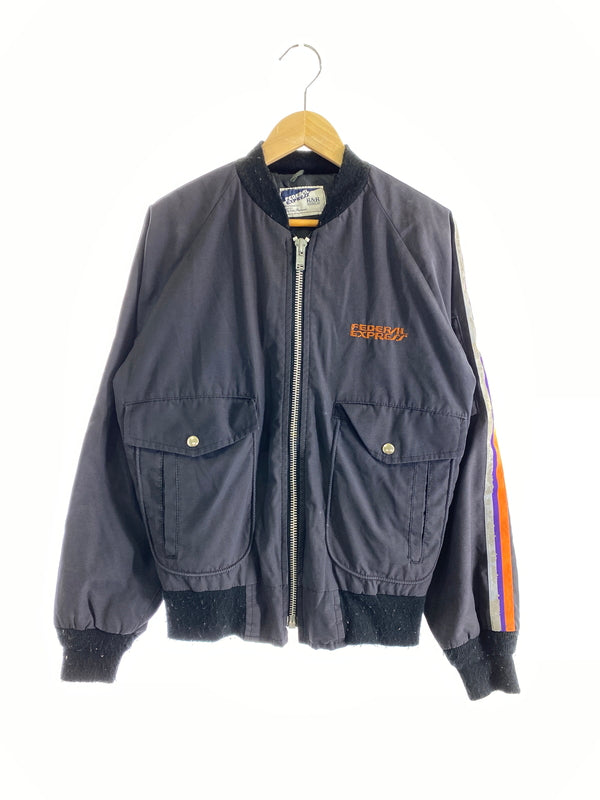 【現状渡し品】【メンズ】 FEDERAL EXPRESS FLIGHT JACKET フェデラル エクスプレス フライト ジャケット メンズ アウター 146-260617-KS-13-min サイズ：不明 カラー：ブラック 万代Net店