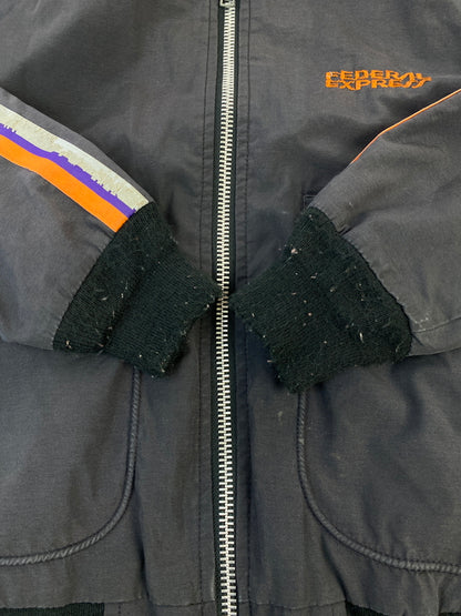 【現状渡し品】【メンズ】 FEDERAL EXPRESS FLIGHT JACKET フェデラル エクスプレス フライト ジャケット メンズ アウター 146-260617-KS-13-min サイズ：不明 カラー：ブラック 万代Net店
