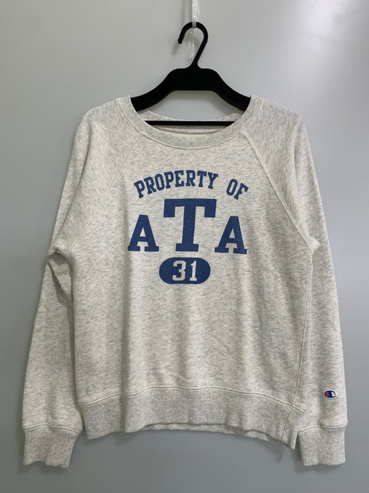 【中古品】【メンズ】 Champion チャンピオン ATA SWEATSHIRT スウェットシャツ トップス 148-250718-jt-16-min サイズ：M カラー：ホワイト 万代Net店