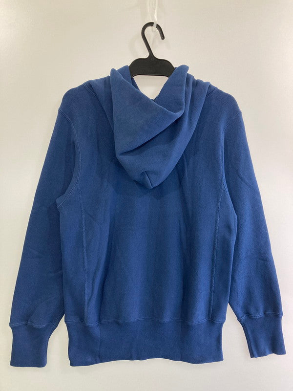 【中古品】【メンズ】 Champion チャンピオン USNA REVERSE WEAVE HOODIE 青単復刻 リバースウィーブ パーカー メンズ トップス フーディー プリント 148-250409-em-25-min サイズ：S カラー：ネイビー 万代Net店
