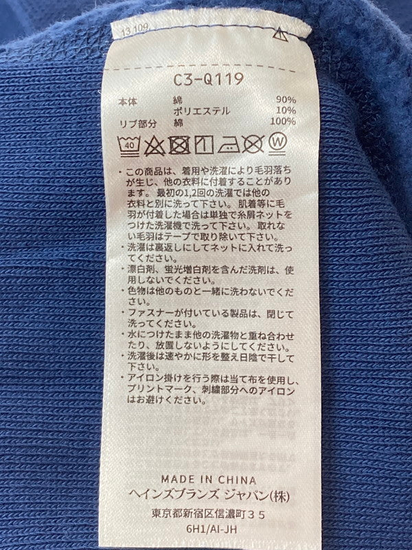 【中古品】【メンズ】 Champion チャンピオン USNA REVERSE WEAVE HOODIE 青単復刻 リバースウィーブ パーカー メンズ トップス フーディー プリント 148-250409-em-25-min サイズ：S カラー：ネイビー 万代Net店