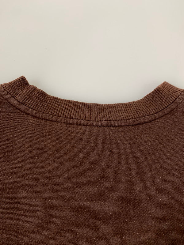 【中古品】【メンズ】 Champion チャンピオン バータグ復刻 前V SWEATSHIRT スウェットシャツ トップス 148-250718-jt-17-min サイズ：L カラー：ブラウン 万代Net店