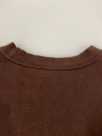 【中古品】【メンズ】 Champion チャンピオン バータグ復刻 前V SWEATSHIRT スウェットシャツ トップス 148-250718-jt-17-min サイズ：L カラー：ブラウン 万代Net店