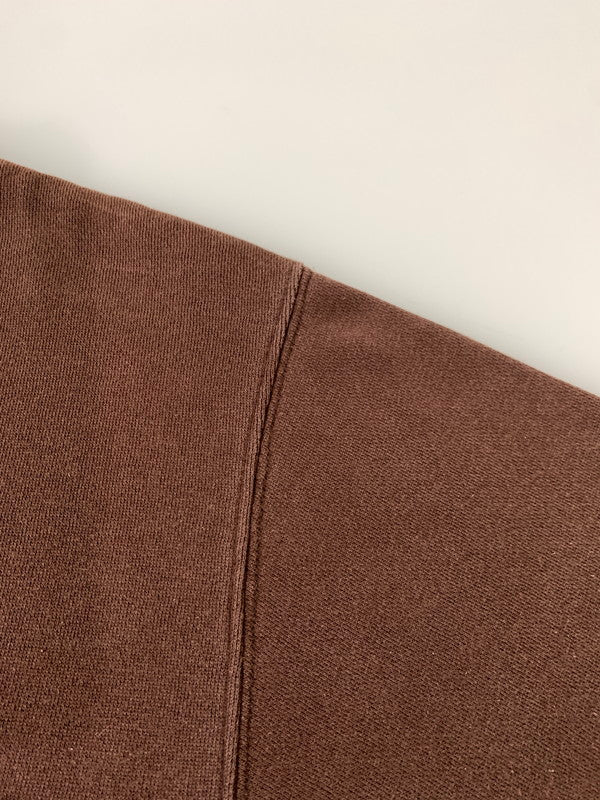 【中古品】【メンズ】 Champion チャンピオン バータグ復刻 前V SWEATSHIRT スウェットシャツ トップス 148-250718-jt-17-min サイズ：L カラー：ブラウン 万代Net店