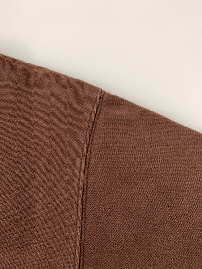 【中古品】【メンズ】 Champion チャンピオン バータグ復刻 前V SWEATSHIRT スウェットシャツ トップス 148-250718-jt-17-min サイズ：L カラー：ブラウン 万代Net店