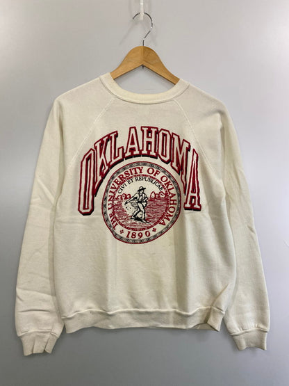 【現状渡し品】【メンズ】 ARTEX アルテックス 70-80'S "OKLAHOMA" SWEATSHIRT スウェット トレーナー 146-250412-AS-30-min サイズ：L カラー：ホワイト 万代Net店