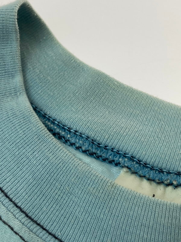 【現状渡し品】【メンズ】 BANTAMS バンタム ELVIS PRESLEY PRINT TEE 推定80'S エルヴィス・プレスリー プリント Tシャツ 80年代 メンズ トップス 146-250409-em-23-min サイズ：L カラー：サックスブルー 万代Net店