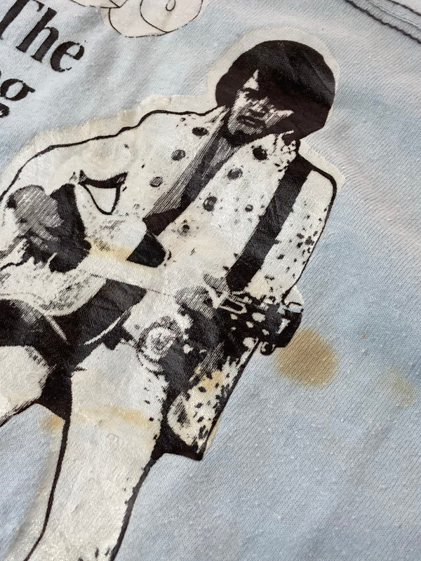 【現状渡し品】【メンズ】 BANTAMS バンタム ELVIS PRESLEY PRINT TEE 推定80'S エルヴィス・プレスリー プリント Tシャツ 80年代 メンズ トップス 146-250409-em-23-min サイズ：L カラー：サックスブルー 万代Net店