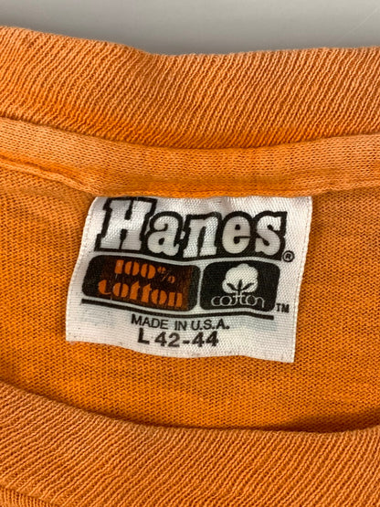 【中古品】【メンズ】 HANES ヘインズ 70-80'S "NAUTILUS" S S TEE ショートスリーブ 146-250414-AS-37-min サイズ：M カラー：オレンジ 万代Net店