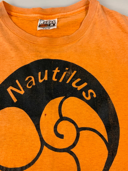 【中古品】【メンズ】 HANES ヘインズ 70-80'S "NAUTILUS" S S TEE ショートスリーブ 146-250414-AS-37-min サイズ：M カラー：オレンジ 万代Net店