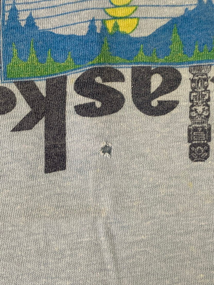 【現状渡し品】【メンズ】 HANES ヘインズ 70'S "ASKA" S S TEE ショートスリーブ 146-250412-AS-1-min サイズ：XL(46-48) カラー：ブルー 万代Net店