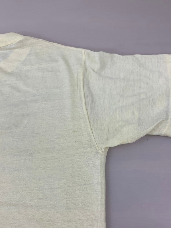 【現状渡し品】【メンズ】 SPORTS WEAR スポーツウェア 70-80'S "TEXAN 辞書" S S TEE 146-250414-AS-33-min サイズ：M カラー：ベージュ 万代Net店