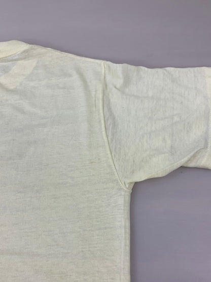 【現状渡し品】【メンズ】 SPORTS WEAR スポーツウェア 70-80'S "TEXAN 辞書" S S TEE 146-250414-AS-33-min サイズ：M カラー：ベージュ 万代Net店