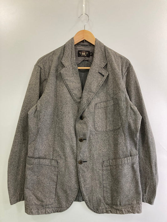 【中古品】【メンズ】 RRL ダブルアールエル TAILORED JACKET 第二期 テーラード ジャケット ラルフローレン メンズ アウター 145-250409-em-15-min サイズ：L カラー：グレー 万代Net店
