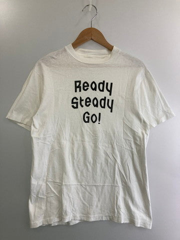 【中古品】【メンズ】 VINTAGE ヴィンテージ READY STEADY GO！90S SS TEE Tシャツ トップス 146-250413-ks-10-min サイズ：不明 カラー：ホワイト 万代Net店