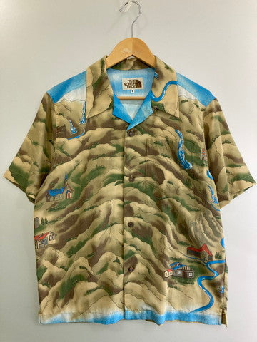 【中古品】【メンズ】 THE NORTH FACE ザ・ノースフェイス AT30705 茶タグ 復刻 SS RAYON SHIRT レイヨンシャツ 144-250413-ks-07-min サイズ：S 万代Net店