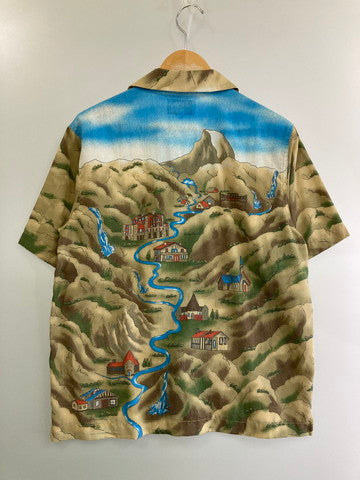 【中古品】【メンズ】 THE NORTH FACE ザ・ノースフェイス AT30705 茶タグ 復刻 SS RAYON SHIRT レイヨンシャツ 144-250413-ks-07-min サイズ：S 万代Net店