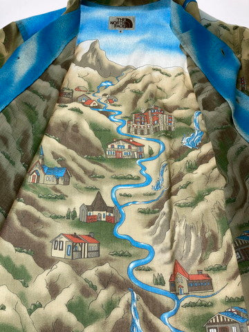 【中古品】【メンズ】 THE NORTH FACE ザ・ノースフェイス AT30705 茶タグ 復刻 SS RAYON SHIRT レイヨンシャツ 144-250413-ks-07-min サイズ：S 万代Net店