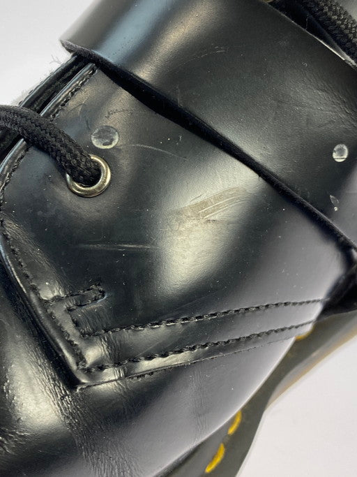 【中古品】【メンズ】 Dr.Martens ドクターマーチン FULMAR フルマー スムースレザー レースアップシューズ 3アイシューズ 164-250416-jt-08-min サイズ：UK 9 カラー：ブラック 万代Net店