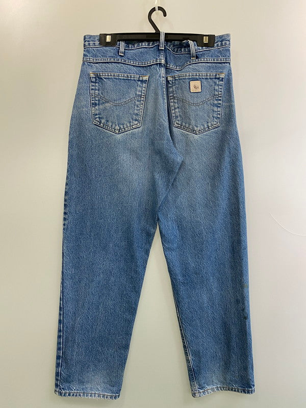 【中古品】【メンズ】 Carhartt カーハート B113 DST WORK JEANS ワークジーンズ 157-250719-ks-32-min サイズ：36×32 カラー：インディゴ 万代Net店
