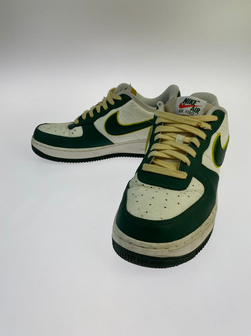 【中古品】【メンズ/レディース】 NIKE ナイキ FAIR FORCE 1 07 LV8 D0341-133 エア フォース スニーカー 靴 160-250412-yn-02-min サイズ：25.0cm US7 カラー：SAIL/NOBLE GREEN-OPTI YELLOW-PICANTE RED 万代Net店
