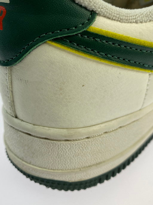 【中古品】【メンズ/レディース】 NIKE ナイキ FAIR FORCE 1 07 LV8 D0341-133 エア フォース スニーカー 靴 160-250412-yn-02-min サイズ：25.0cm US7 カラー：SAIL/NOBLE GREEN-OPTI YELLOW-PICANTE RED 万代Net店