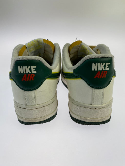 【中古品】【メンズ/レディース】 NIKE ナイキ FAIR FORCE 1 07 LV8 D0341-133 エア フォース スニーカー 靴 160-250412-yn-02-min サイズ：25.0cm US7 カラー：SAIL/NOBLE GREEN-OPTI YELLOW-PICANTE RED 万代Net店